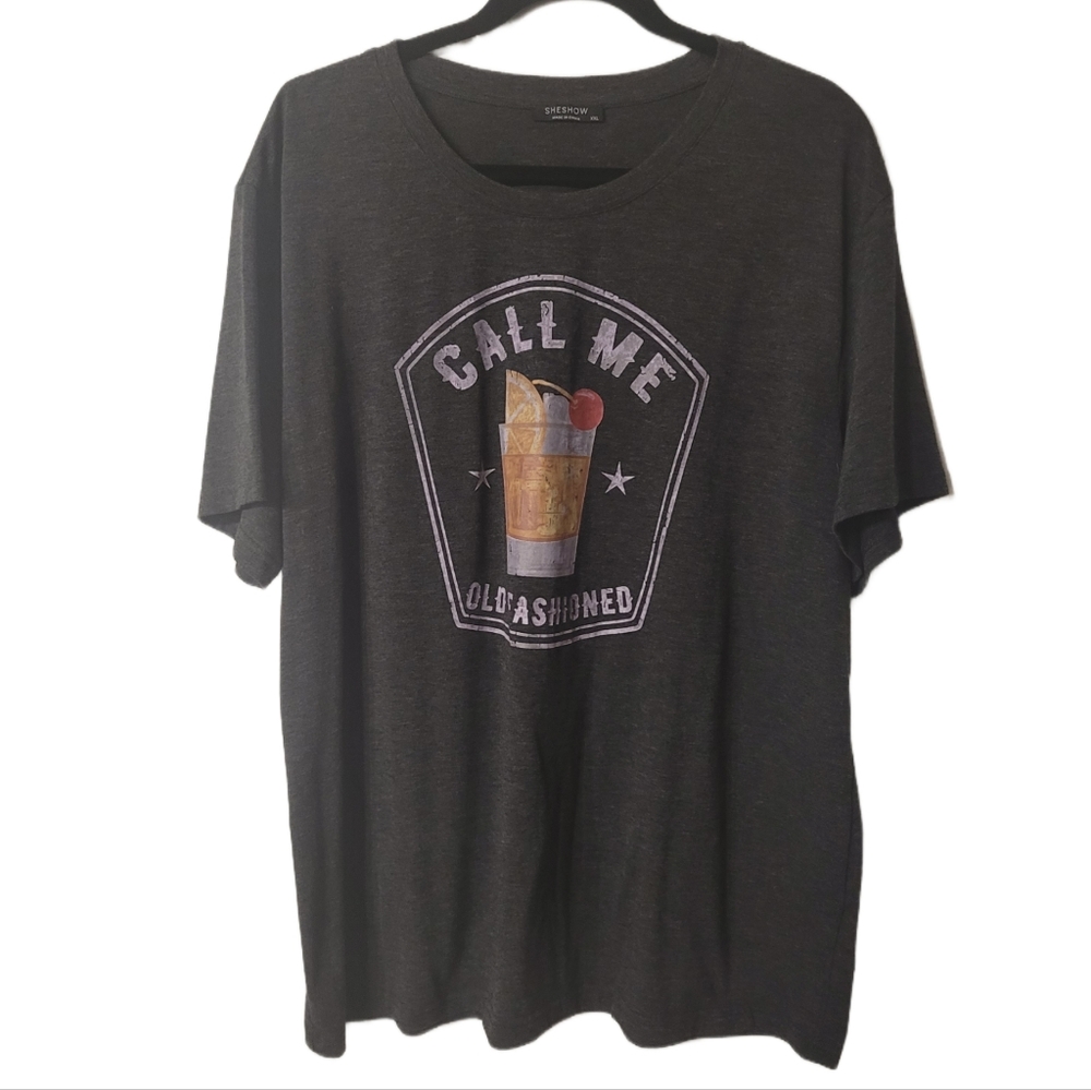 Sheshow Call Me Old Fashioned T-Shirt Size XXL Gray